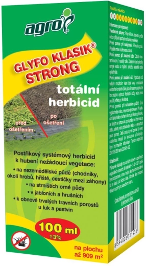 Agro Glyfo Klasik Strong totální herbicid 100 ml