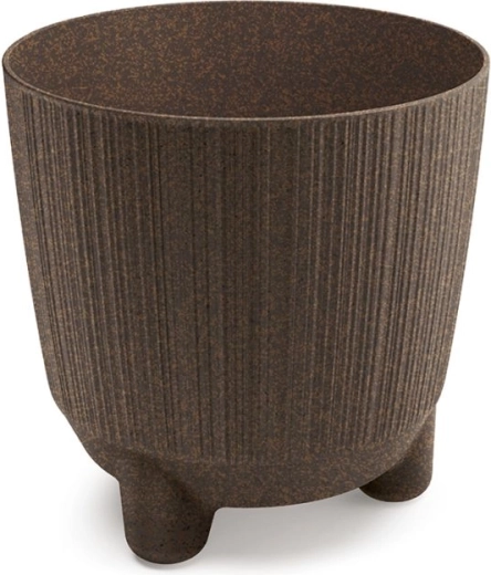 Květináč Ryfo N Eco Wood 16,8 cm kávový