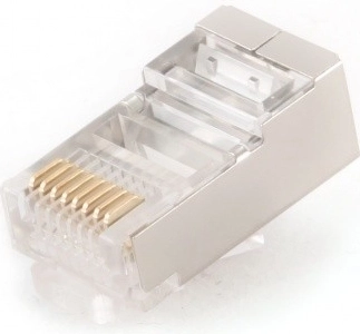 Síťový konektor RJ45 FTP stíněný kat. 5e 100 ks
