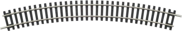 Oblouková kolej PIKO H0 R3, 30°, poloměr 484 mm