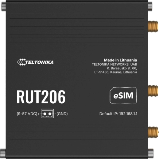 Teltonika RUT206 průmyslový router s eSIM - 1 kus