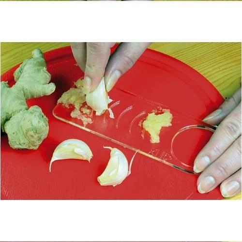 Oboustranné třítko na česnek 15 × 5,5 cm plast