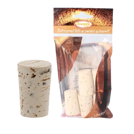 Sada kuželovitých korkových zátek 25 mm (5 ks)