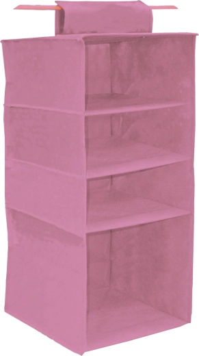 Blossom závěsný organizér do šatní skříně, 4 police, 33 × 33 × 82 cm