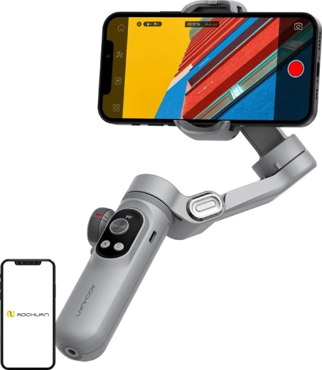 Stabilizátor pro smartphone AOCHUAN Smart X Pro standard šedý