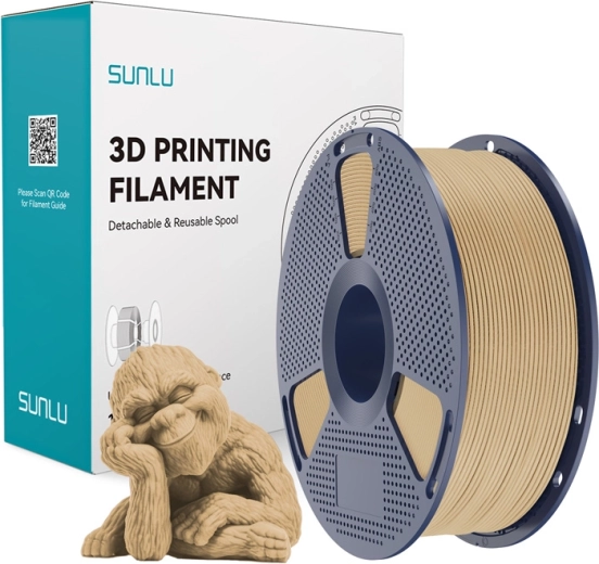 Sunlu Wood filament pro 3D tisk javor