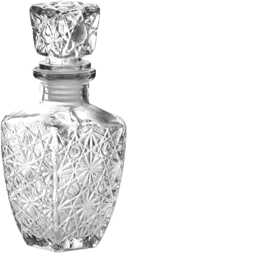 Skleněná karafa 250 ml se zátkou