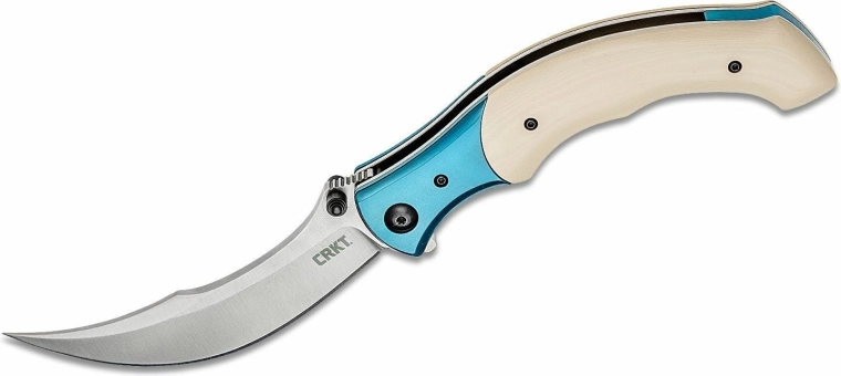 CRKT Ritual Ivory Blue zavírací kapesní nůž 11 cm