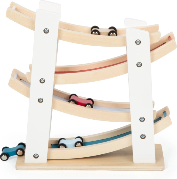 Dřevěná závodní dráha s autíčky Small Foot