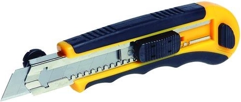 Odlamovací nůž 18 mm s 5 náhradními čepelemi FESTA