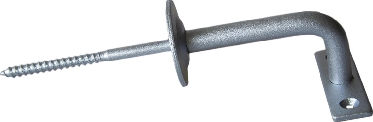 Držák madla zábradlí Klasik – bílý zinek