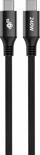 Kabel USB C - USB C 1m 240W černý