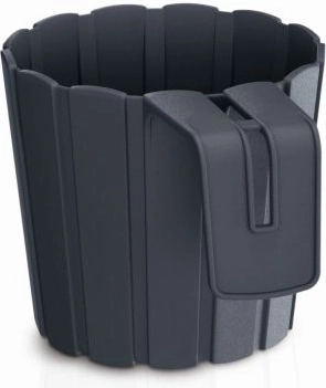 Závěsný květináč Boardee Hook antracit