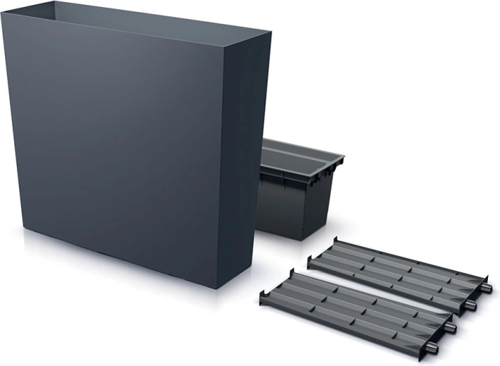 Vysoký truhlík URBI CASE T antracit