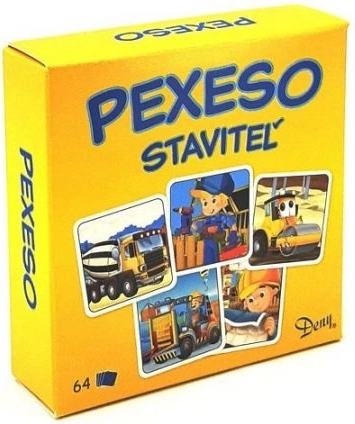 Pexeso Stavitel stavební stroje