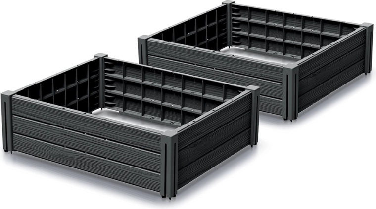 Vyvýšený zahradní záhon BASE PLANT antracit