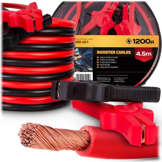 Startovací kabely Humberg 1200 A, 4,5 m