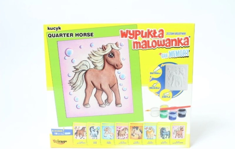 Mirage Hobby 3D malování – poník Quarter Horse + memo