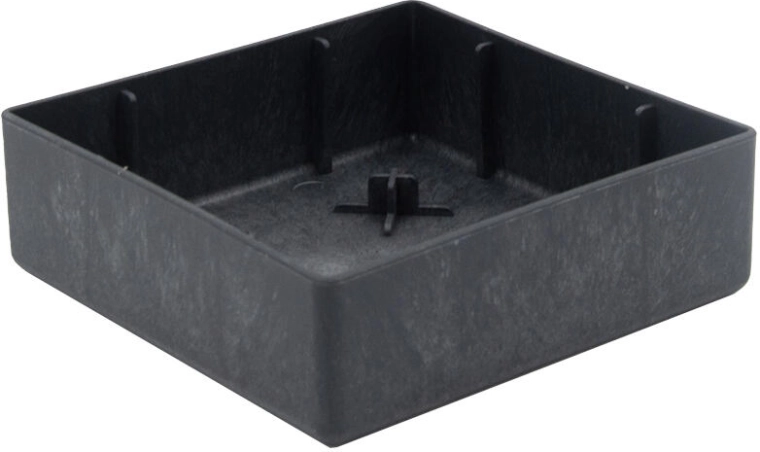 Miska Flexi Element 13 × 13 × 4 cm – plastová vložka pro zvýšené záhony a květináče