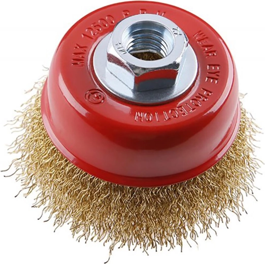 Hrnkový kartáč 75 mm s vlnitým drátem M14 FESTA