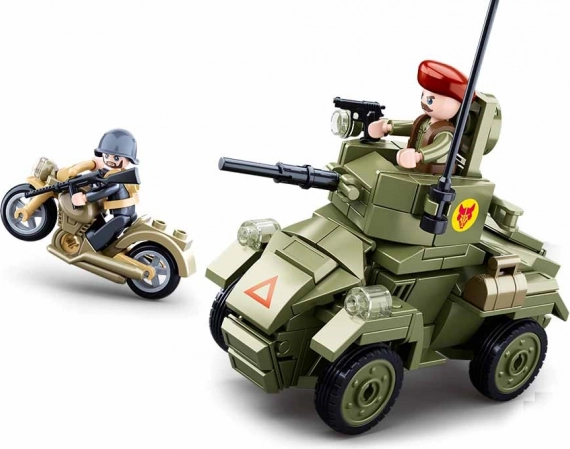 Sluban druhá světová válka malý obrněnec stavebnice