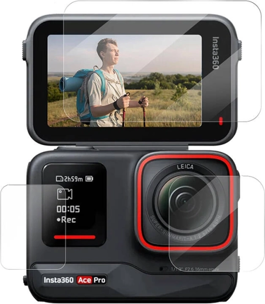 Tvrzená skleněná fólie TELESIN pro INSTA360 Ace Pro / Ace