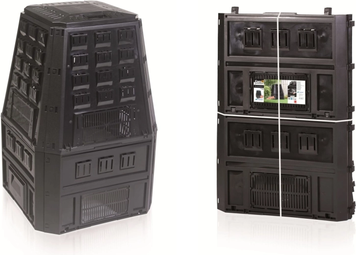 Zahradní kompostér EVOGREEN 850 l – černý