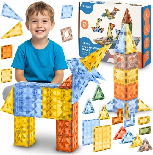 Magnetické stavebnice Ricokids XL 70+ dílů