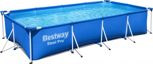 Zahradní bazén se stojanem BESTWAY Steel Pro 400 × 211 × 81 cm + opravná sada