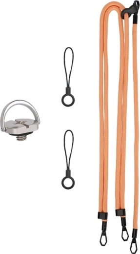 Sunnylife multifunkční popruh na krk pro DJI Osmo Pocket 3 (oranžový)