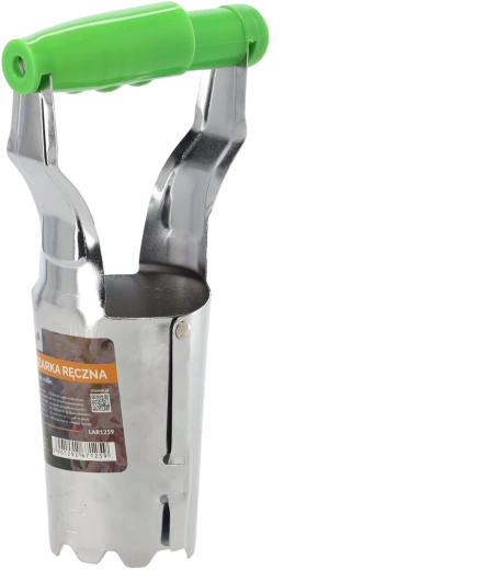 Ruční sázeč cibulovin se zuby a pružinovým mechanismem