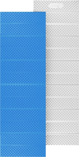 Skládací pěnová karimatka s reflexní vrstvou modrá
