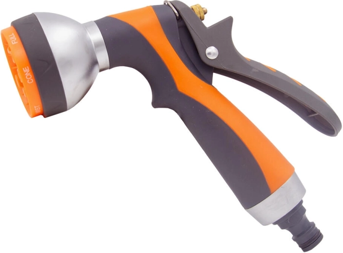 Zahradní postřikovací pistole DELUX se 7 režimy, kovová