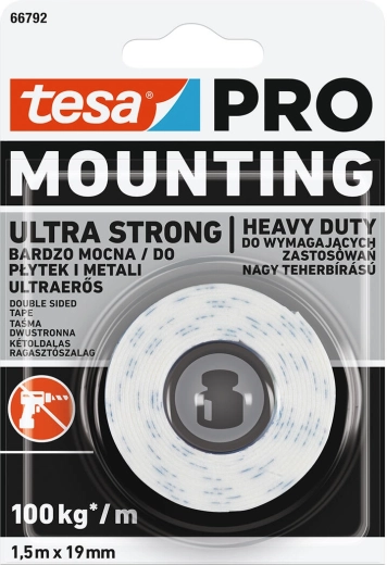 Montážní páska Ultra Strong 19 mm × 1,5 m Tesa