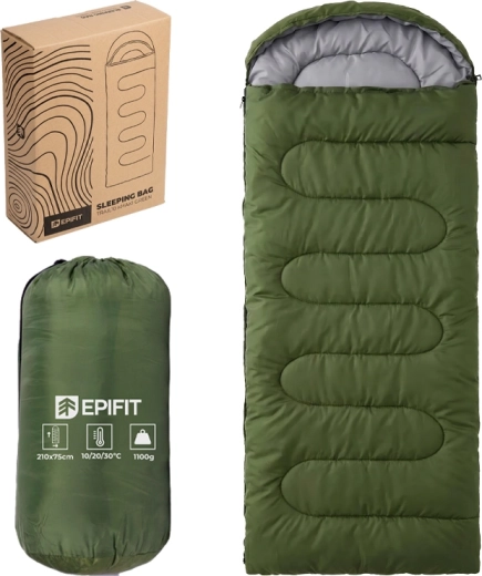 Spací pytel TRAIL10 khaki zelený