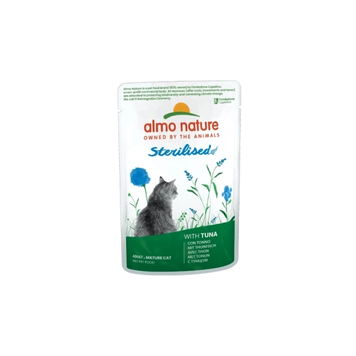 Almo Nature Holistic Sterilized Cat kapsička s tuňákem 70 g