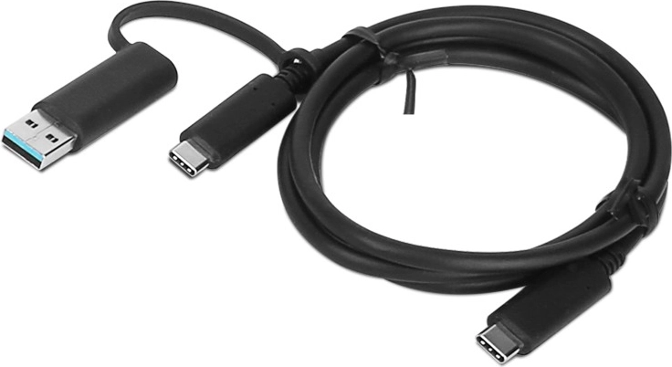 Lenovo hybridní kabel USB‑C s adaptérem USB‑A 1 m