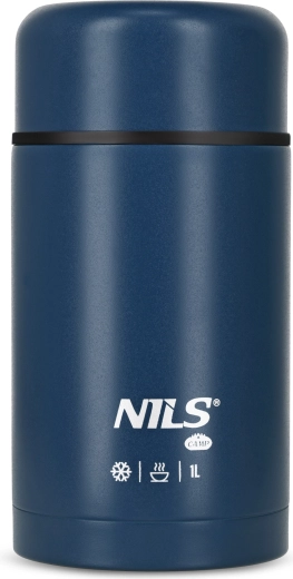 Termoska na jídlo NILS Camp NC3802 1000 ml – Modrá