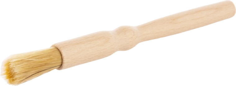 Kulatý potravinářský štětec z bukového dřeva 18,5 cm