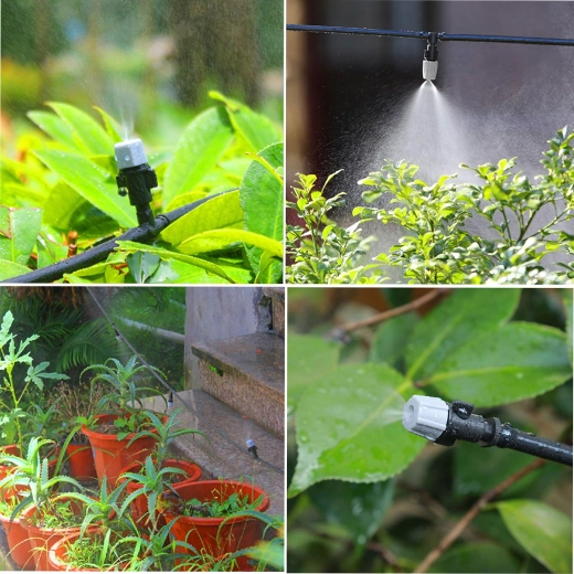 Zahradní mlžná a kapková závlaha 10 m, sada 10 zrašovačů