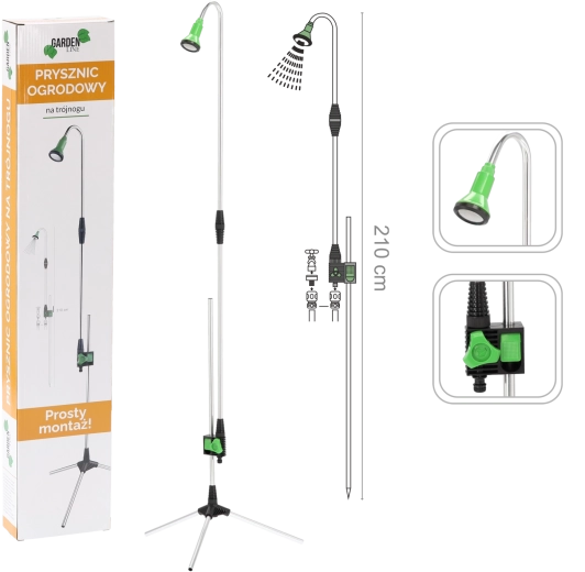 Zahradní sprcha na trojnožce