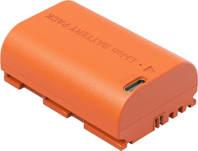 Baterie SmallRig LP-E6P s USB-C, oranžová