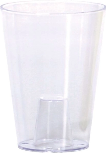 Květináč na orchideje Coubi Orchid 13 cm – transparentně bílý