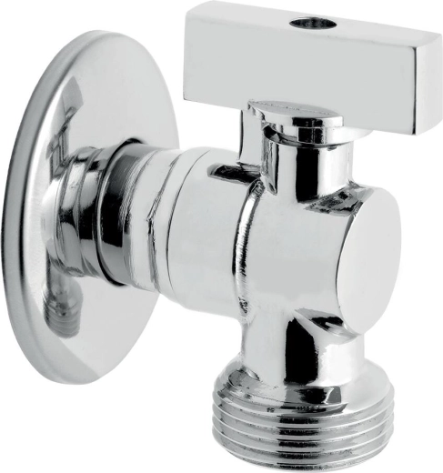 Pračkový rohový ventil se zpětnou klapkou 1/2" x 3/4"