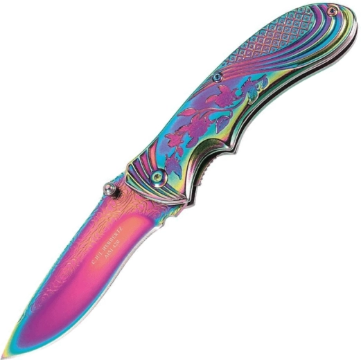 Herbertz Rainbow zavírací kapesní nůž 8 cm, duhový