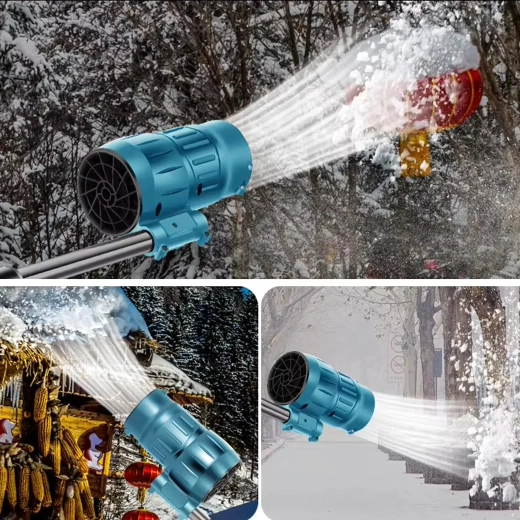 Akumulátorová zahradní foukačka na listí se skládací rukojetí, 2× 3000 mAh