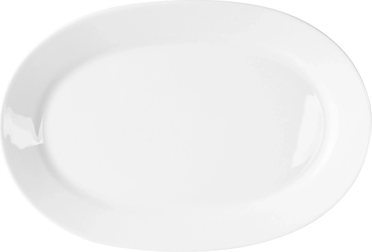 MariaPaula Klasyka bílý oválný tác 23 cm