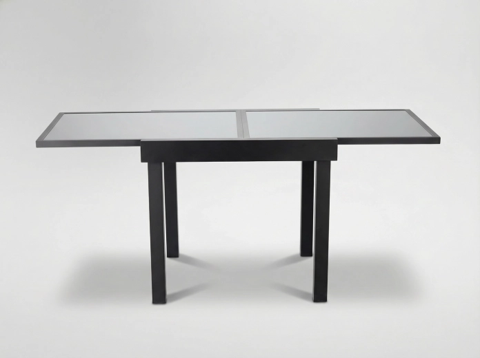 Zahradní rozkládací hliníkový stůl Oliver 90/180 × 90 × 75,5 cm