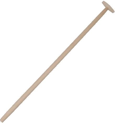 Dřevěná násada na lopatu s T rukojetí 120 cm