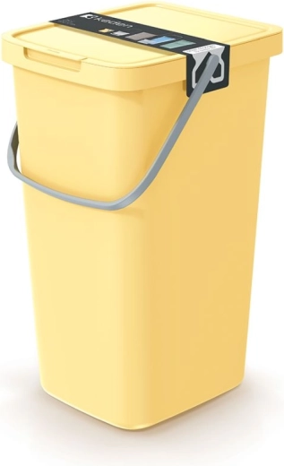 Odpadkový koš 25 l světle žlutý